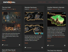 Tablet Screenshot of criticalroll.com